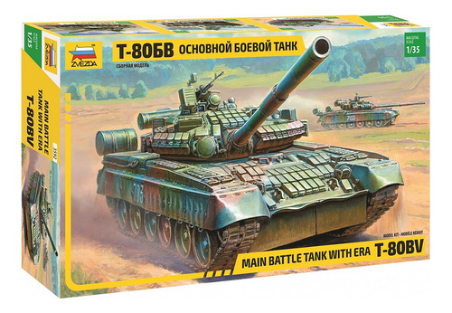 Modelo T-80bv Battle Tank Era