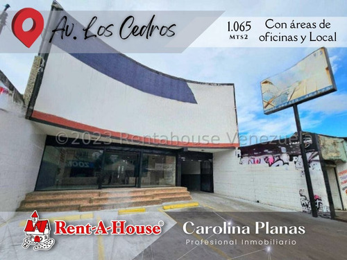 Galpón En Venta En Maracay, Av. Los Cedros Con Local Comercial 24-1723 Cp