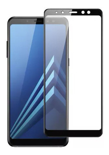 Mica Cristal Glass 9d Full Glue  Para Galaxy A8 Y Plus
