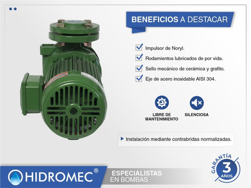 Imagen 4 de 10 de Bomba Centrif. Czerweny 3,5hp 380v Eb-65-50-125-1 Eleva 23mt