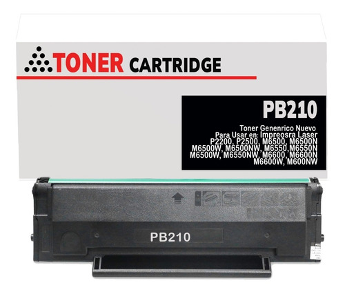 Toner Generico Para Pantum P2500 P2500w M6500 M6550n M6500w