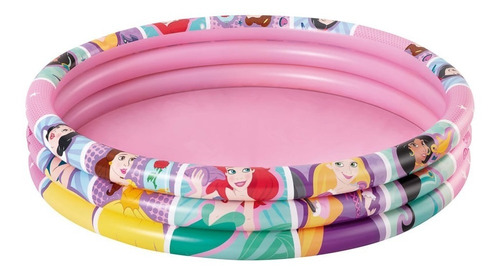 Piscina inflable Mor de 140 litros para bebés princesas, color rosa