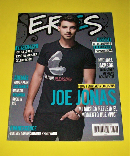Joe Jonas Revista Eres Evanescence Hanson Belanova Jessie J