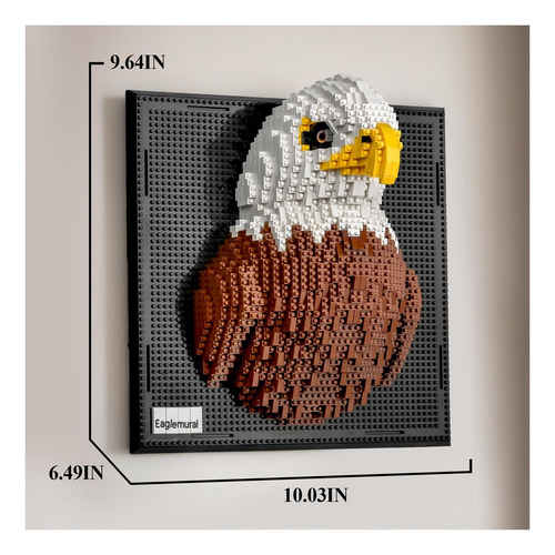 Bng Wall Art Eagle Building Building Para Adultos, Mini De O