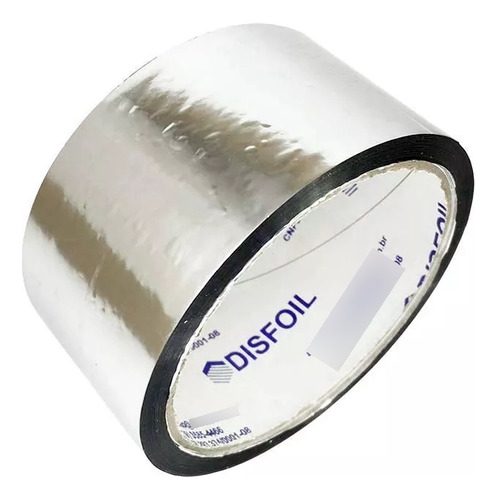 Fita Adesiva Disfoil 40mm X 45m Metalizada - 8 Unidades