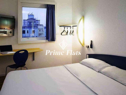 Imagem 3 de 20 de Flat À Venda No Íbis Budget Sp Centro São João Com 1 Vaga De - 91557