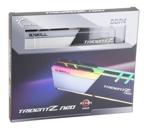 Imagem 1 de 4 de G.skill Tridentz Rgb Neo Ddr4 16gb (2x8gb) 3600mhz Cl16