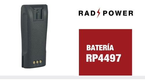Batería Rad Power Rp4497 De 7.4v Para Radios Motorola Dep450