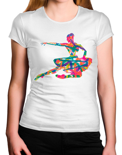 Camiseta Feminina Ballet Colors