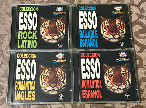 Set 4 Cd Colección Esso, Rock Latino, Bailable Y Romántica