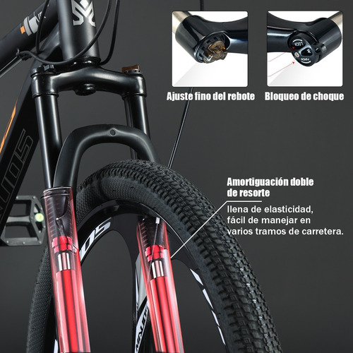 Bicicleta De Montaña Frenos Disco Con Ajuste 21 Velocidades