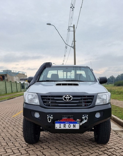 Kit Para-choques + Peito De Aço Hilux 12/15 (cabine/s/d)