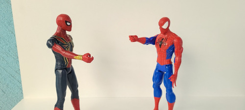 Marvel Titan Hero Iron Spider 2018 Y Spider Man 2013 (Usado)