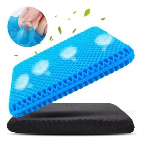 Cómodo Cojín De Gel De Nido De Abeja Para Silla De Oficina A