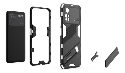 Case Uso Rudo Pengke Para Xiaomi Poco M4 Pro 4g + Mica 9d