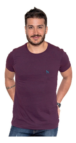 Camiseta Masculina Lisa Revanche Manga Extra Curta Machão