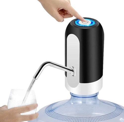 Dispensador De Agua Automático Usb Bomba Led Recargable