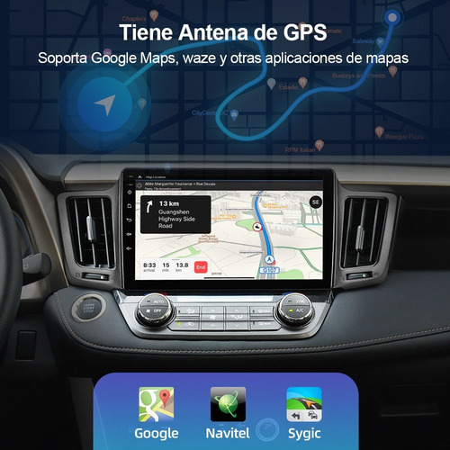 Estéreo Cámara Para Toyota Rav4 2013-2018 Frente Gps Fm Kit