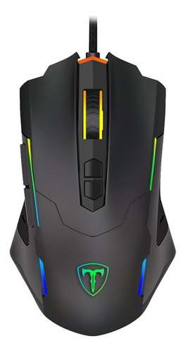 Mouse Gamer T-dagger Beifadier Tgm206 Rgb Negro 7 Botones