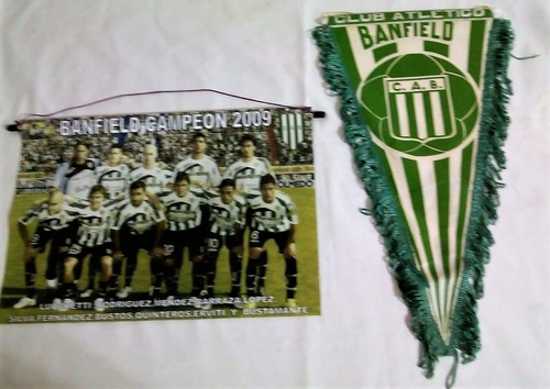 Banderin Banfield Decada Del 70 Banner Campeon 2009