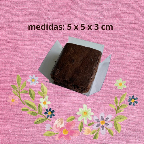 Imagem 4 de 7 de Forma Em Acetato 5 Cm Para Brownie 100 Unidades