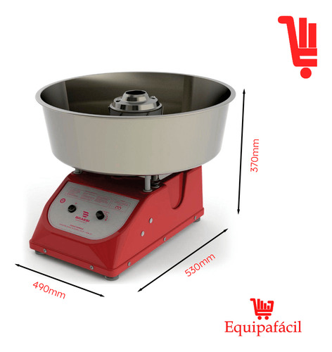 Máquina Algodão Doce Profissional Braesi Bivolt