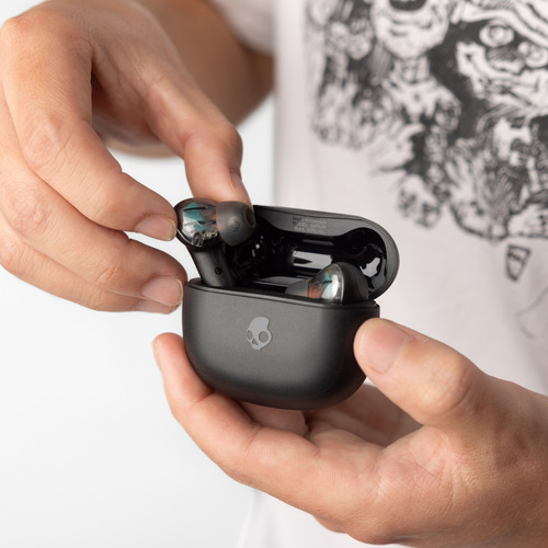 Audífonos Skullcandy Tw Rail In-ear Inalámbricos Negro