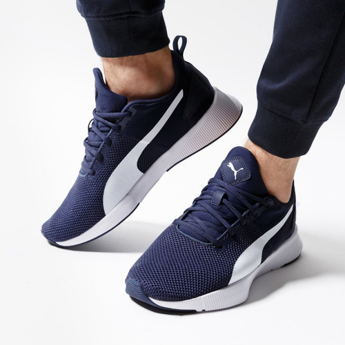 Calzado Puma Flyer Runner Hombre Azul Deporte Del 40 Al 45