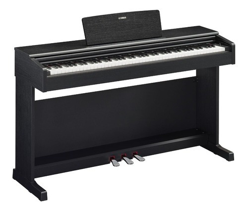 Piano digital Yamaha Arius Ydp-145 negro con estantería y banco Bivolt