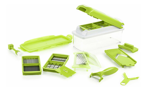 Genius Nicer Dicer Plus | 14 Piezas | Cortar | Rallador | Re