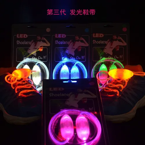 Cordones Luminosos Cotillon Led Colores Ajustable 4 Pares