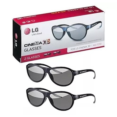 Lentes 3d LG Ag-f310 Pasivos Anteojos Pack X 2 Unidades Rt