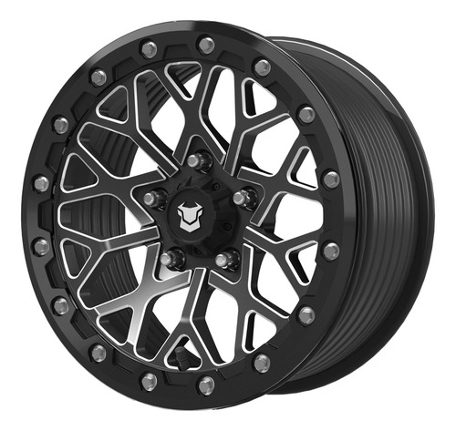 Rin Para Pro R, Pro S, Turbo R, Forjado Con Beadlock Rojo