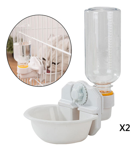 2x Alimentador De Agua Para Conejos, Dispensador De Agua