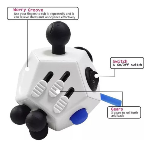 Fidget Cube Fidget Ansiedad Juguetes Sensoriales