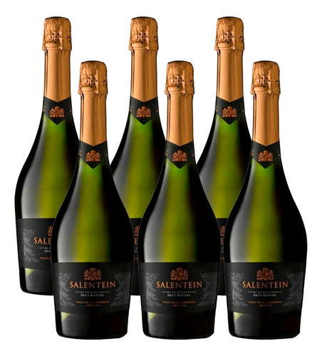 Champagne Salentein Brut Nature Cuvee 750ml Caja X6 Unidades