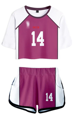 Haikyuu!! Cosplay Costume Ushijima Wakatoshi Shirt Shorts