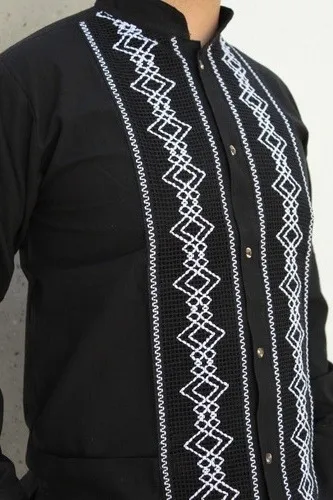 Camisa Guayabera Artesanal Manga Larga Manta Envio Gratis