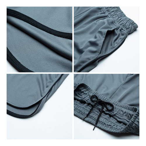 Pantalones Cortos Deportivos Secado Rápido Gym Playa Verano