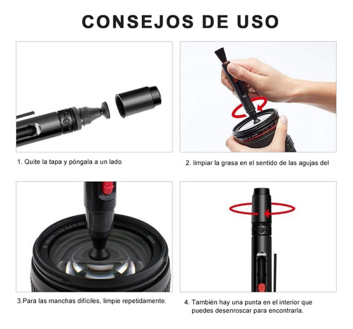 Kit De Limpieza De Cámaras, Adecuado Para Limpiar Cámaras