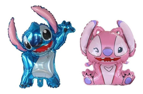 Pack Globo Stich + Angela Novia Stich 50 Cm