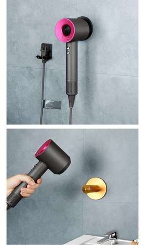 O Soporte De Pared Para Colgador De Secador De Pelo Para