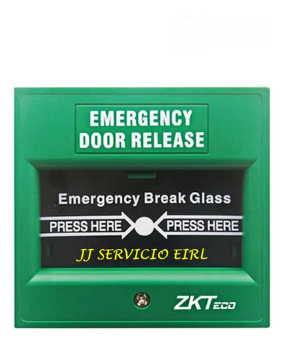 Zkteco Zkabk902a Botón De Emergencia Para Liberar Dos Puerta