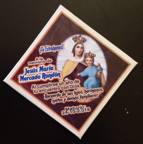 Imanes Recuerdos Funeral, Difunto, Ultima Noche, Novenario