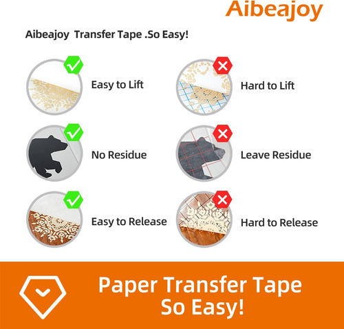 Cinta De Transferencia Aibeajoy Para Vinilo Cinta De Transfe