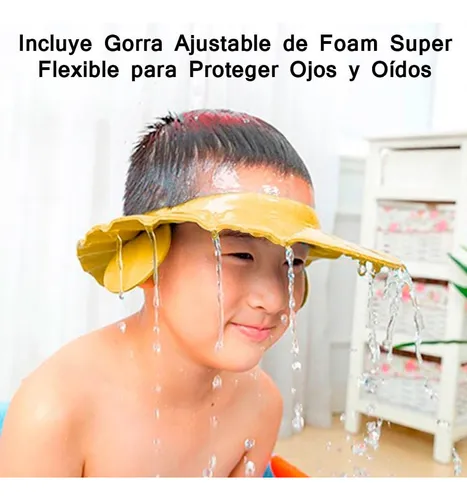 Cojin Para Bañera Bebé Más Gorro De Ducha Para Bebé Set De