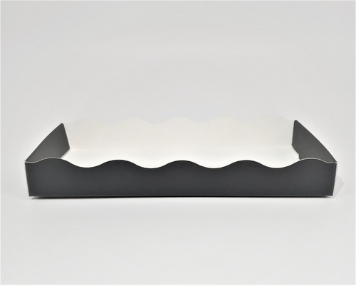 Imagen 3 de 4 de Bandeja Chica 20x8,5x2,5cm Negro Rojo (x50u) Take Away - 098