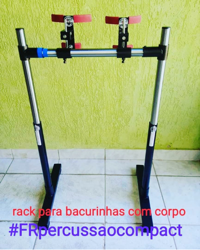 Rack Com Clamps Pra Par De Bacurinhas 