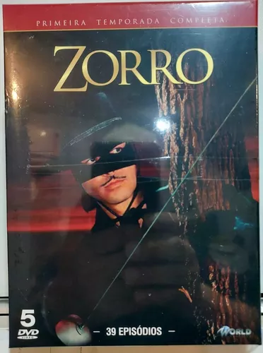 Zorro 1°temp - Box - 5 Dvds Edição Para Colecionador