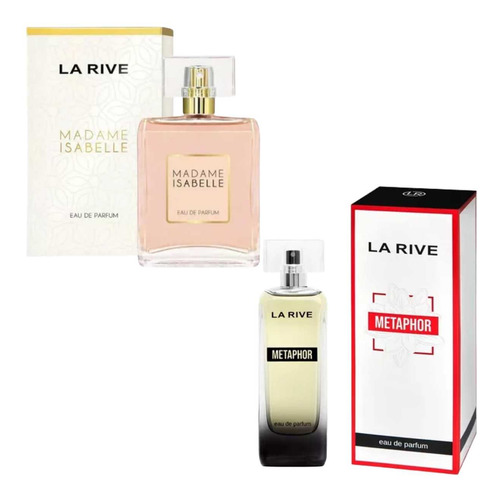 Kit Feminino La Rive Perfume Madame Isabelle Edp 90ml + Perfume Metaphor Edp 90ml